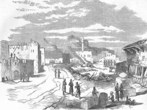 1854 after recent fire at Varna
