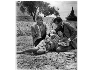 Baker with Joan Colins