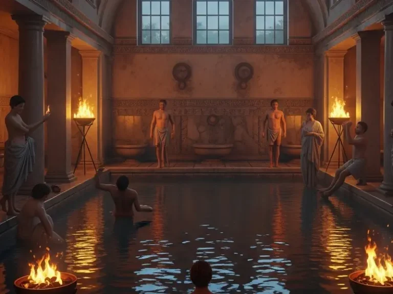 Frigidarium Plunge and Exit Ceremony